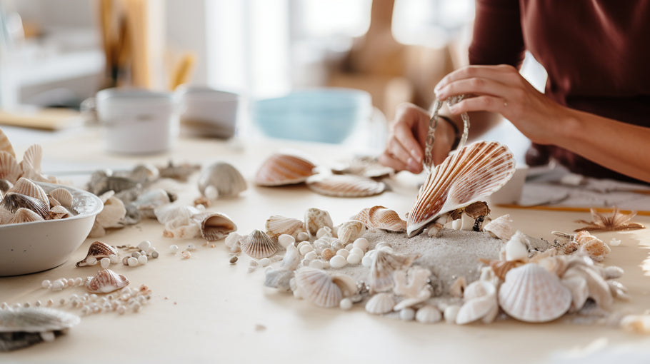 Le processus de fabrication artisanale des bijoux coquillages: un savoir-faire unique