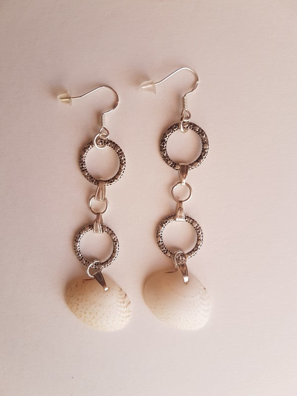 Boucles d'oreilles - - raffinées anneau double