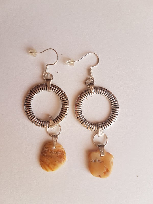 Boucles d'oreilles - anneau conique