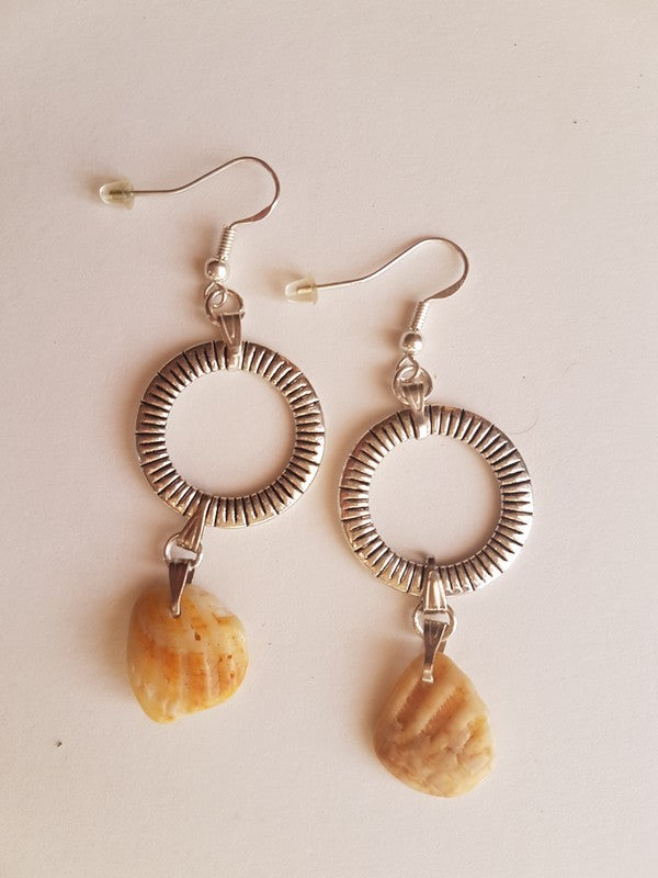 Boucles d'oreilles - anneau conique