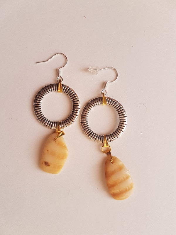 Boucles d'oreilles - anneau conique