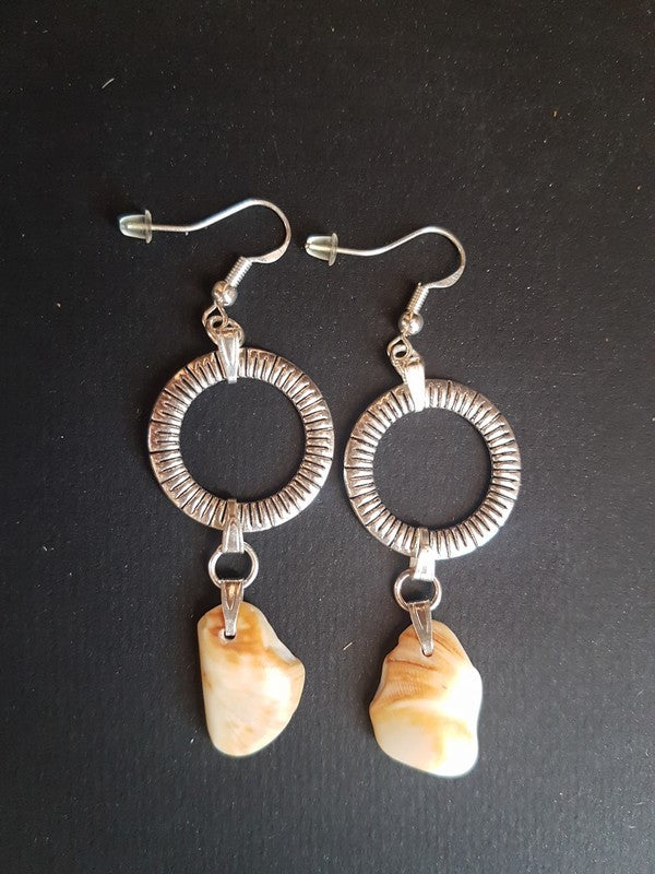 Boucles d'oreilles - anneau conique