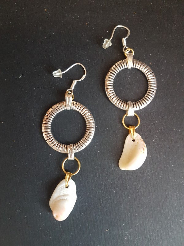 Boucles d'oreilles - anneau conique