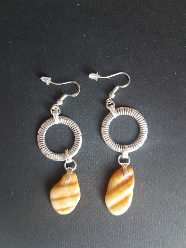 Boucles d'oreilles - anneau conique