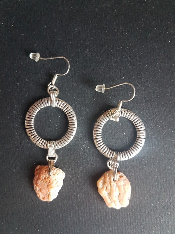 Boucles d'oreilles - anneau conique