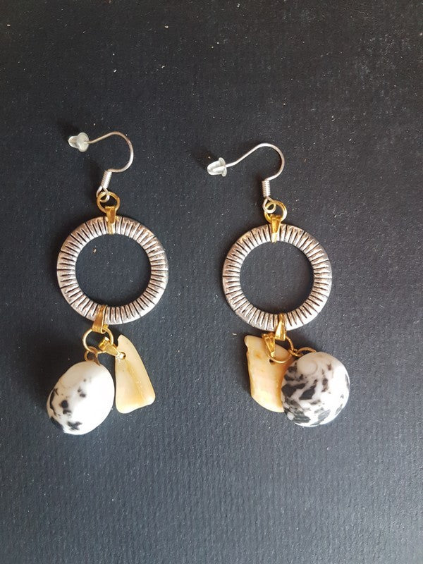 Boucles d'oreilles - anneau conique