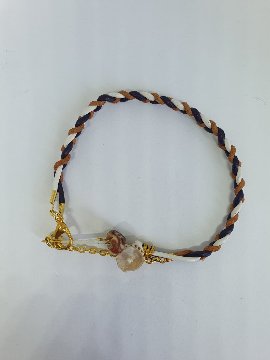 Bracelet en cuir tressé