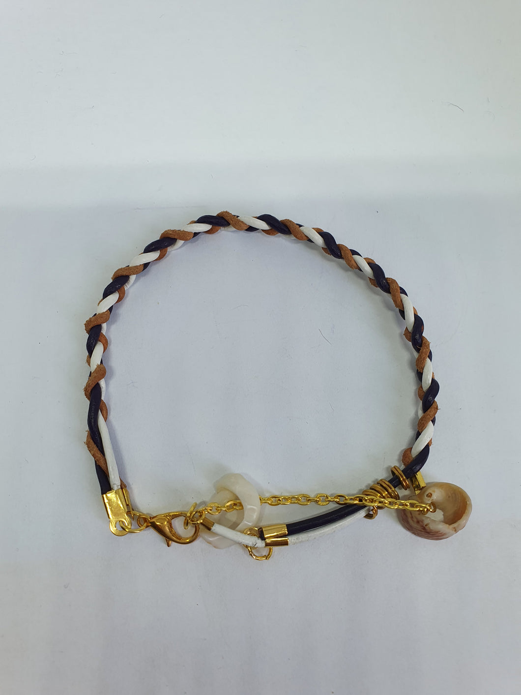 Bracelet en cuir tressé