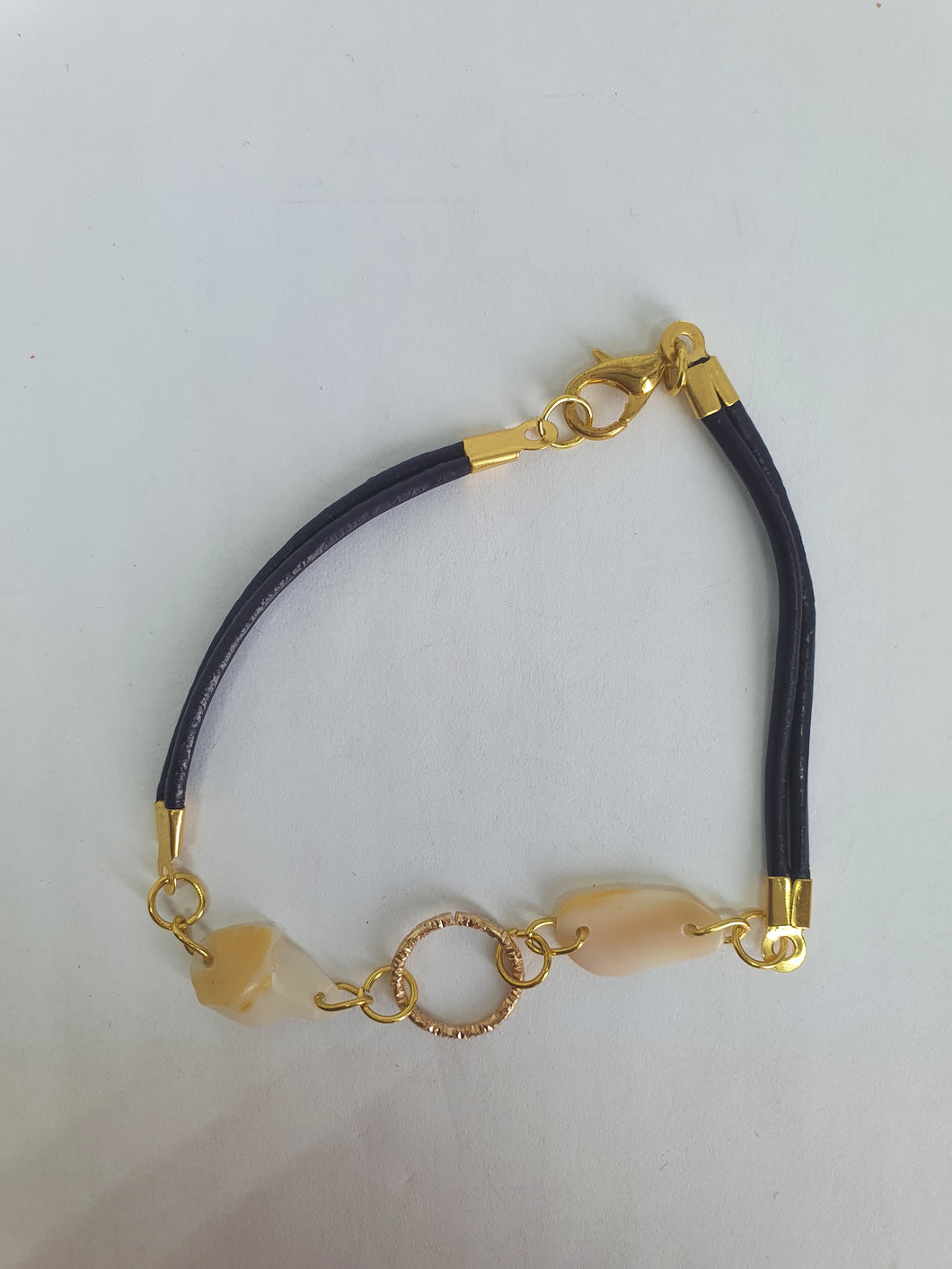 Bracelet en cordon cuir véritable