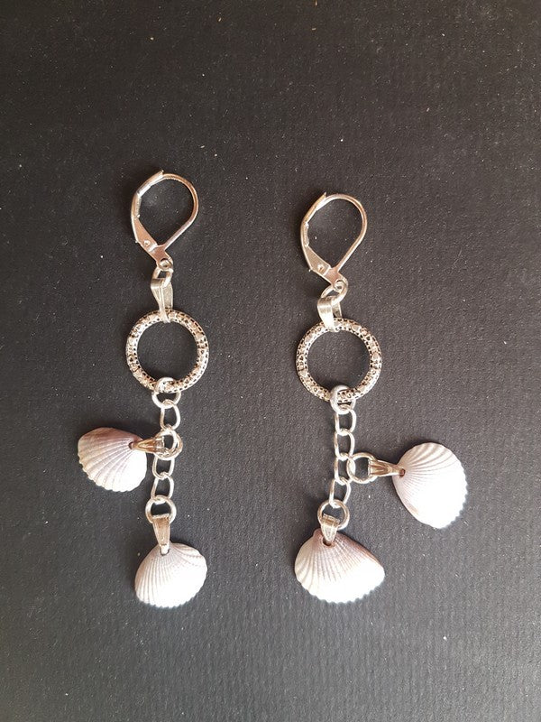 Boucles d'oreilles dormeuse en anneau strié