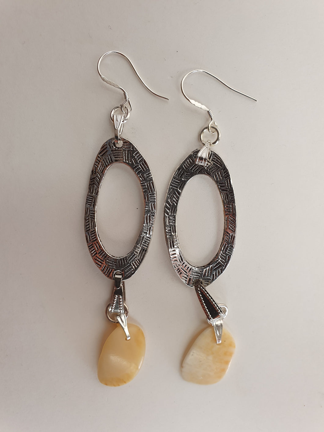 Boucles d'oreilles en losange