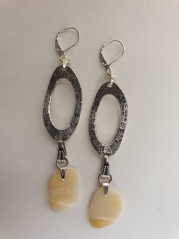 Boucles d'oreilles en losange