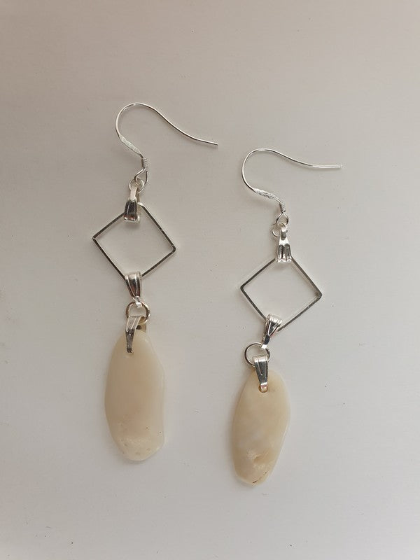 Boucles d'oreilles en losange