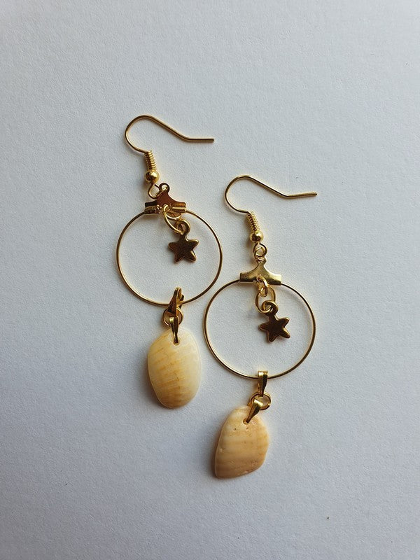 Boucles d'oreilles dorées - Étoilées