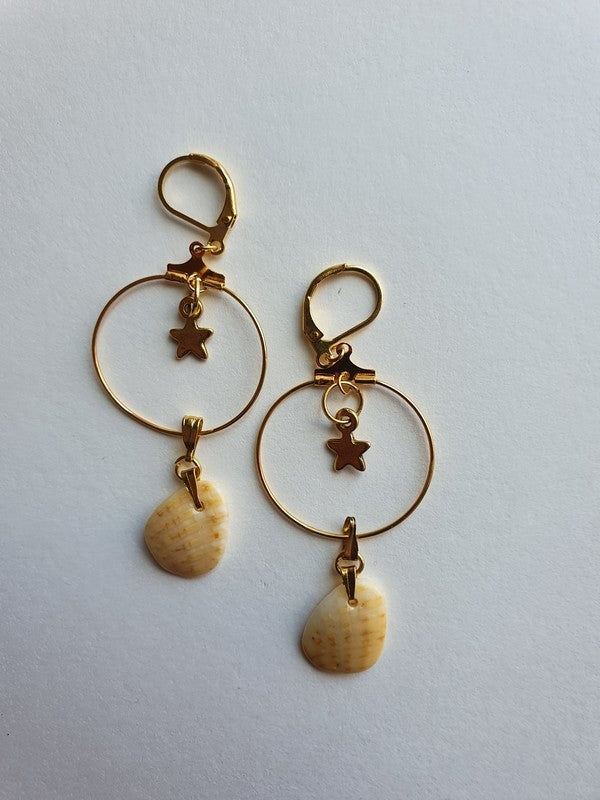 Boucles d'oreilles dorées - Étoilées