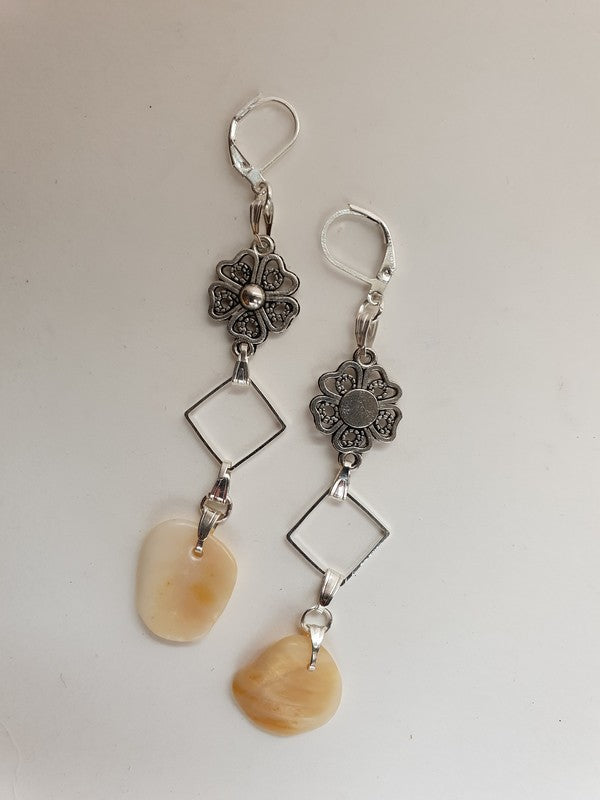 Boucles d'oreilles - Fleuries