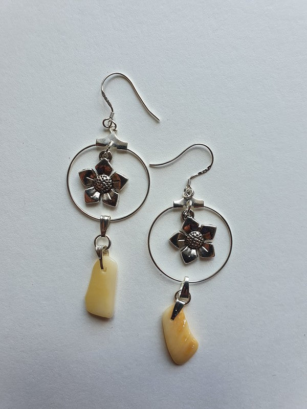 Boucles d'oreilles - Fleuries